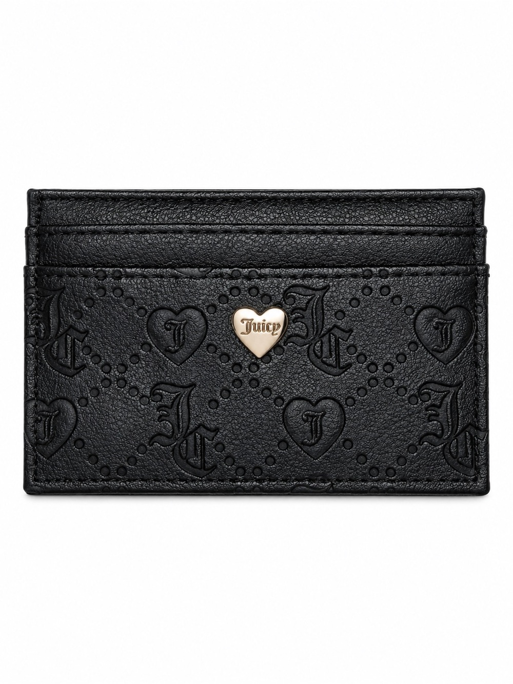 Juicy Couture Black Monogram Card Holder